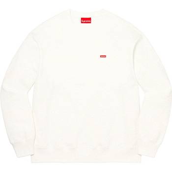 White Supreme Small Box Crewneck Sweatshirts | Supreme 346CE